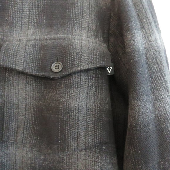 MARCELO BURLON COUNTY OF MILAN Sham Panther Print Plaid Wool Blend Shirt Sz XXS - Picture 8 of 16